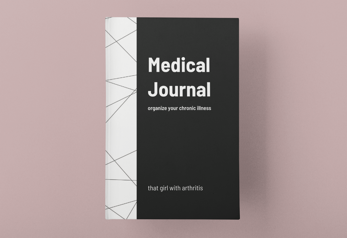 Medical Journal, Geometric Cover – That Girl With Arthritis