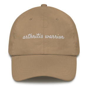 Arthritis Warrior Embroidered Baseball Hat