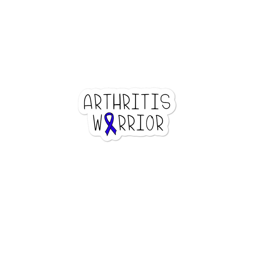 Arthritis Warrior Awareness Ribbon Sticker