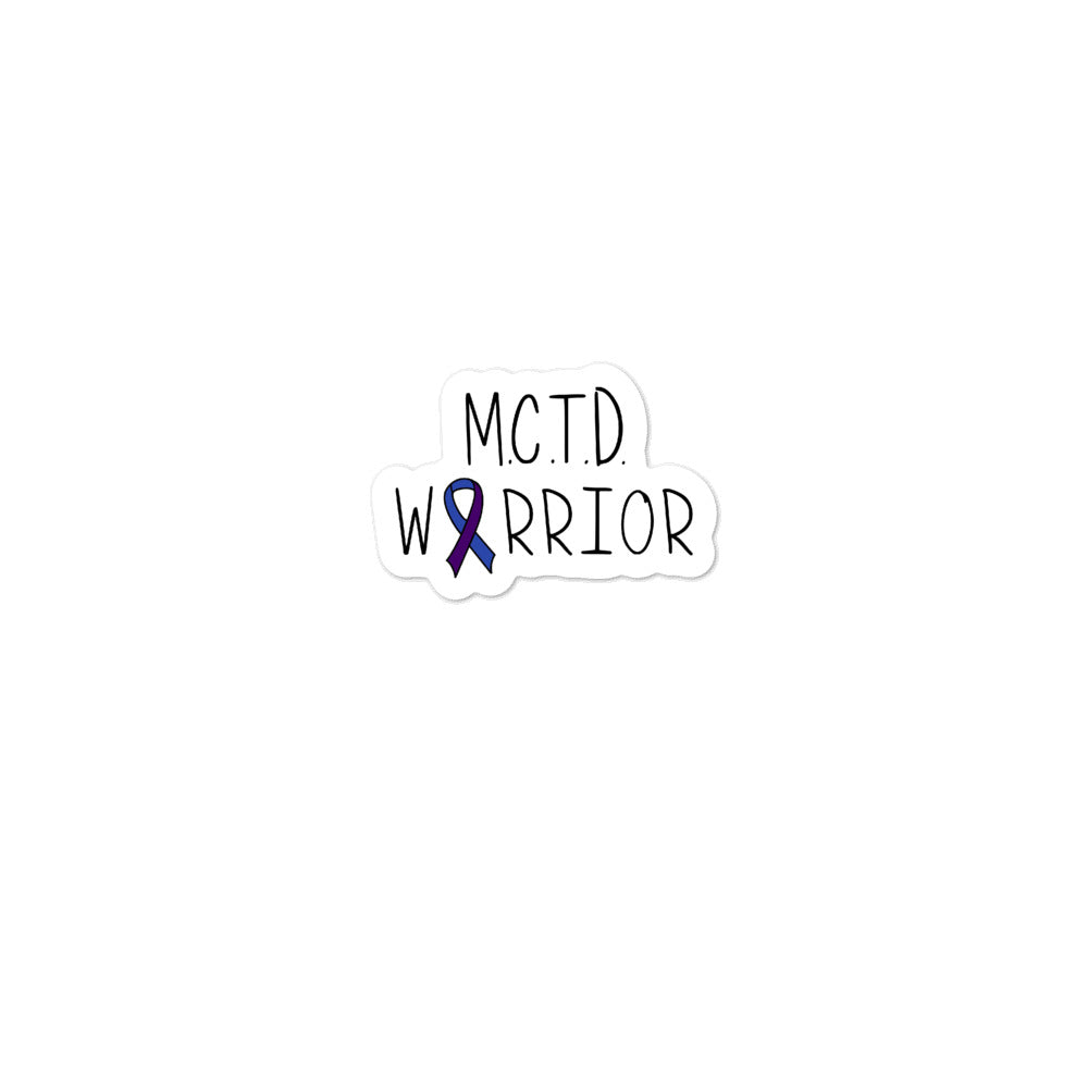 MCTD Warrior Awareness Ribbon Sticker